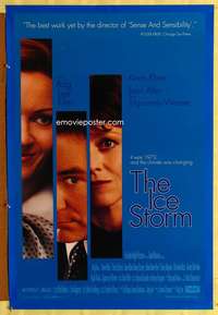 y294 ICE STORM one-sheet movie poster '97 Ang Lee, Kevin Kline, Joan Allen