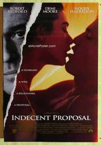 y299 INDECENT PROPOSAL int'l one-sheet movie poster '93 Demi Moore,Harrelson