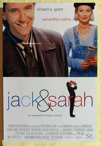 y307 JACK & SARAH DS one-sheet movie poster '95 Richard Grant, Mathis