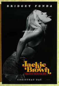 y313 JACKIE BROWN teaser one-sheet movie poster '97 sexiest Bridget Fonda!