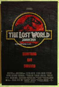 y323 JURASSIC PARK 2 DS int'l one-sheet movie poster '96 The Lost World!
