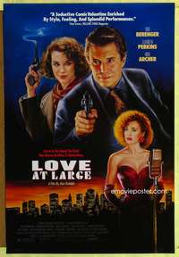 y361 LOVE AT LARGE one-sheet movie poster '90 Alan Rudolph, Tom Berenger
