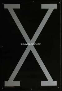 y365 MALCOLM X teaser one-sheet movie poster '92 Denzel Washington