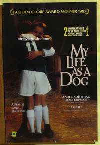 y415 MY LIFE AS A DOG arthouse one-sheet movie poster '85 Lasse Hallstrom