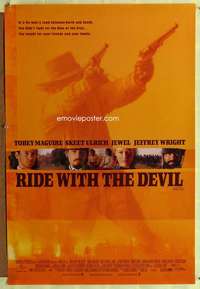y499 RIDE WITH THE DEVIL DS one-sheet movie poster '99 Ang Lee, Toby Maguire