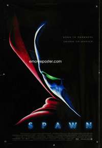 y564 SPAWN style B one-sheet movie poster '97 Todd McFarlane comic book!