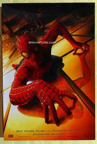 y565 SPIDER-MAN DS teaser one-sheet movie poster '02 Tobey Maguire, Raimi