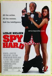 y568 SPY HARD DS one-sheet movie poster '96Leslie Nielsen,Nicolette Sheridan