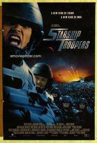 y577 STARSHIP TROOPERS DS one-sheet movie poster '97 Paul Verhoeven, sci-fi