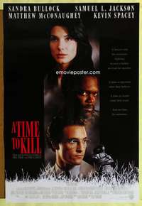 y599 TIME TO KILL DS one-sheet movie poster '96Matthew McConaughey,Bullock