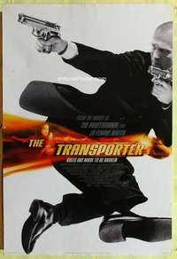 y613 TRANSPORTER DS int'l one-sheet movie poster '02 Jason Stratham, crime!