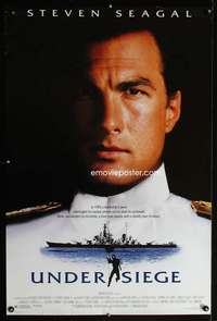y626 UNDER SIEGE one-sheet movie poster '92 Steven Segal, Navy SEAL