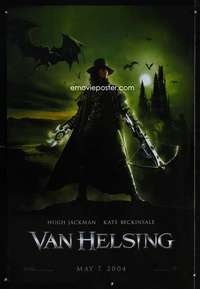 y633 VAN HELSING DS teaser one-sheet movie poster '04 Jackman, Beckinsale