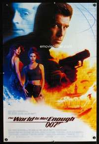 y660 WORLD IS NOT ENOUGH SS one-sheet movie poster '99 Brosnan as James Bond