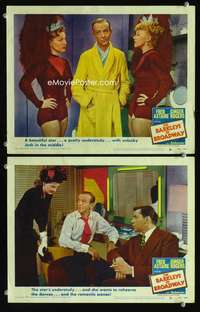 z082 BARKLEYS OF BROADWAY 2 movie lobby cards '49 Astaire & Rogers!