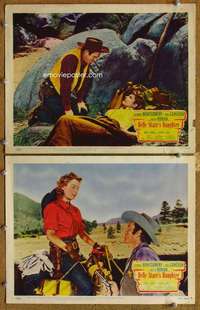 z097 BELLE STARR'S DAUGHTER 2 movie lobby cards '48 Roman, Montgomery