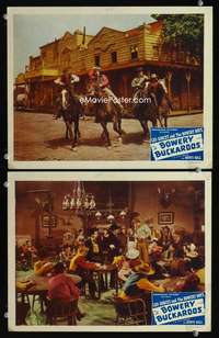 z138 BOWERY BUCKAROOS 2 movie lobby cards '47 Leo Gorcey & Bowery Boys
