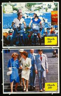 z177 CHAPTER TWO 2 movie lobby cards '80 James Caan, Marsha Mason