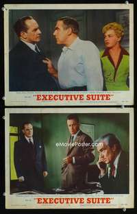 z270 EXECUTIVE SUITE 2 movie lobby cards '54 William Holden, Winters