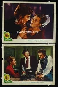 z356 GREEN DOLPHIN STREET 2 movie lobby cards '47 Lana Turner, Heflin