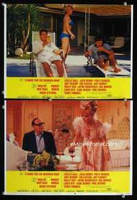 z360 GUIDE FOR THE MARRIED MAN 2 movie lobby cards '67 Matthau, Benny