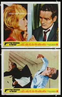 z373 HARPER 2 movie lobby cards '66 Paul Newman, Lauren Bacall