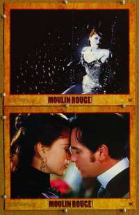 z590 MOULIN ROUGE 2 movie lobby cards '01 Nicole Kidman, Ewan McGregor