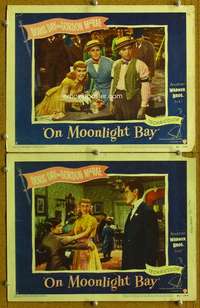 z637 ON MOONLIGHT BAY 2 movie lobby cards '51 Doris Day, Gordon MacRae