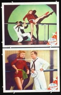 z638 ON THE TOWN 2 movie lobby cards '49 Gene Kelly, Vera-Ellen