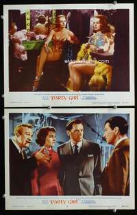 z661 PARTY GIRL 2 movie lobby cards '58 Cyd Charisse, Robert Taylor