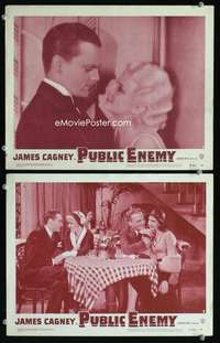 z685 PUBLIC ENEMY 2 movie lobby cards R54 James Cagney, Jean Harlow