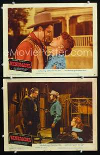 z701 RENEGADES 2 movie lobby cards '46 Evelyn Keyes, Willard Parker