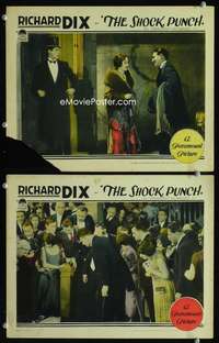 z775 SHOCK PUNCH 2 movie lobby cards '25 boxer & lover Richard Dix!