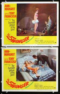 z852 SWINGER 2 movie lobby cards '66 sexy Ann-Margret, Tony Franciosa