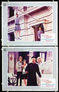 z880 THOROUGHLY MODERN MILLIE 2 movie lobby cards '67 Julie Andrews
