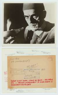 a351 MUMMY  8x10 movie still R59 best Boris Karloff close portrait!