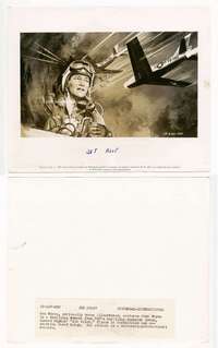 a273 JET PILOT 8.25x10 movie still '57 cool artwork of John Wayne!