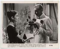 a314 LOVE IN THE AFTERNOON  8x10 movie still '57 Cooper, Hepburn