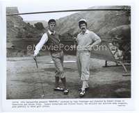 a334 MASH  8x10 movie still '70 Gould & Sutherland go golfing!