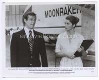 a347 MOONRAKER  8x10 movie still '79 Roger Moore, sexy Lois Chiles