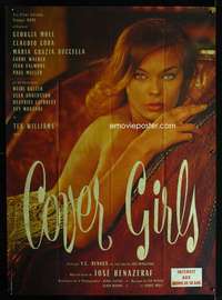 b410 COVER GIRLS French one-panel movie poster '64 sexiest Georgia Moll!