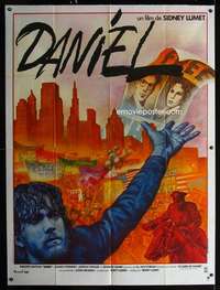b418 DANIEL French one-panel movie poster '83 Timothy Hutton, Arnstam art!