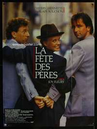 b453 FATHER'S DAY French one-panel movie poster '90 wacky gay romance!