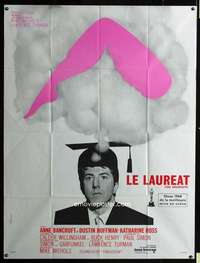 b482 GRADUATE B French one-panel movie poster '68 Dustin Hoffman by Ferracci