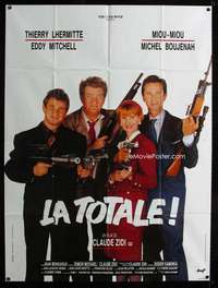 b535 LA TOTALE French one-panel movie poster '91 Miou-Miou, Claude Zidi
