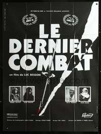 b541 LE DERNIER COMBAT French one-panel movie poster '83 Luc Besson, Reno
