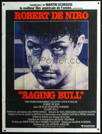 b653 RAGING BULL French one-panel movie poster '80 De Niro,Scorsese,boxing!