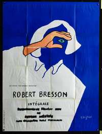 b667 ROBERT BRESSON FILM FESTIVAL French one-panel movie poster '89 Savignac