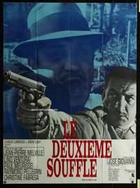 b680 SECOND BREATH French one-panel movie poster '66 Jean-Pierre Melville