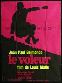 b725 THIEF OF PARIS French one-panel movie poster R70s Louis Malle, Belmondo